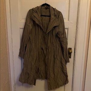 Eileen Fisher Tan Trench Coat